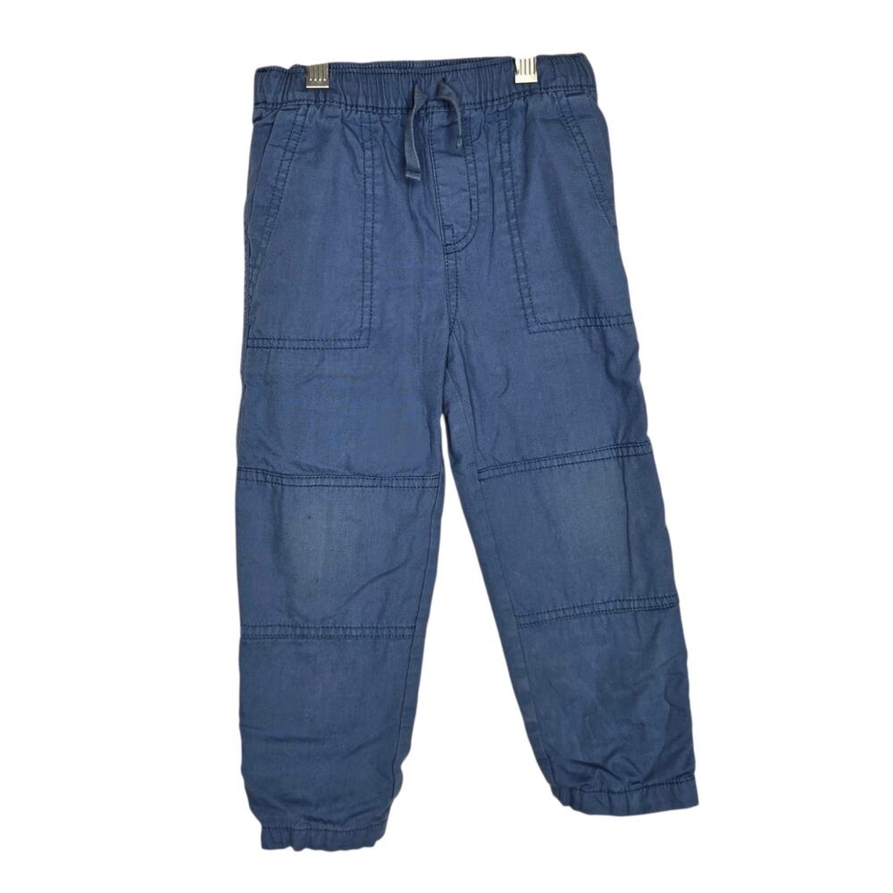 Tea Collection Unisex Cozy Does It Pants Lined Cold Weather French Terry Blue 4